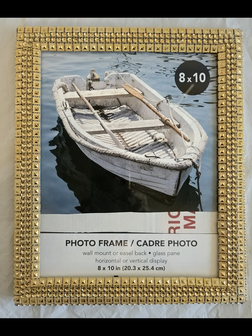 Gold Decorative 8x10 Photo Frame - Elegant Home Accent New Handmade